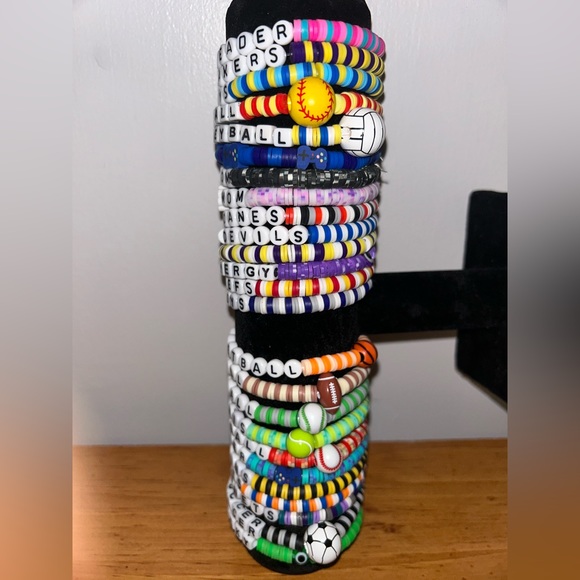 Soccer Heishi Bracelet - Picture 9 of 13